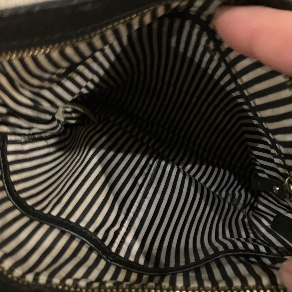 Kate Spade Cobble Hill Ellen Black Leather Adjustable Crossbody Purse Bag - Picture 9 of 15